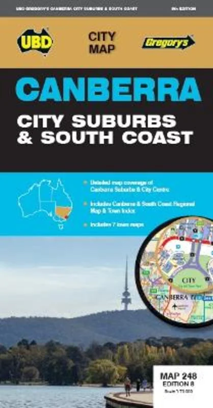  -Non-contact cat thermometerCanberra City Suburbs & South Coast Map 248 8th ed