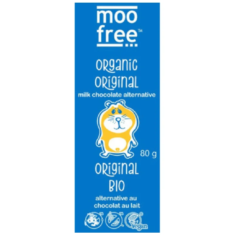 - Car dog seat beltMoo Free Organic Original Milk Chocolate Bar - 80g