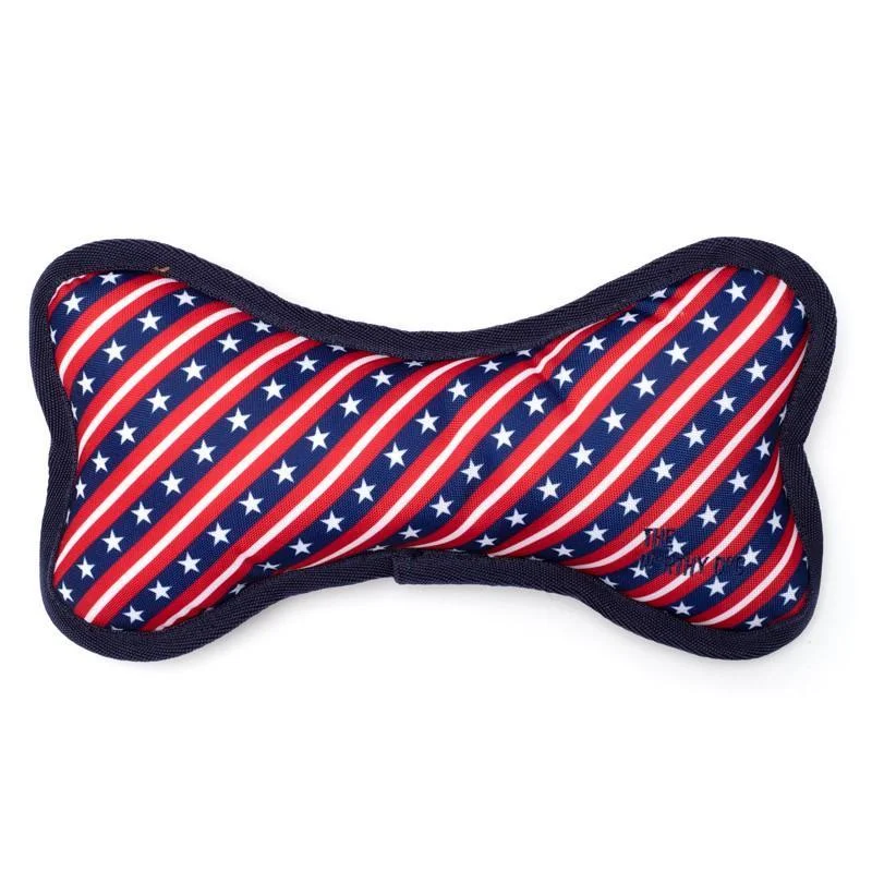 - Outdoor dog toy selectionStars And Stripes Bone Dog Toy