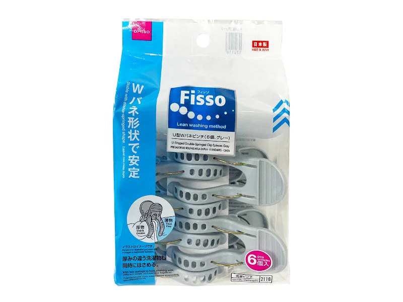  -Splash-proof food bowl AND Anti-choking slow food bowlU-Shaped Double-Springed Clip 6pieces Gray