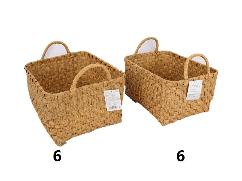 Tape Basket -YL - With Handle - 2-size Assorted Set-