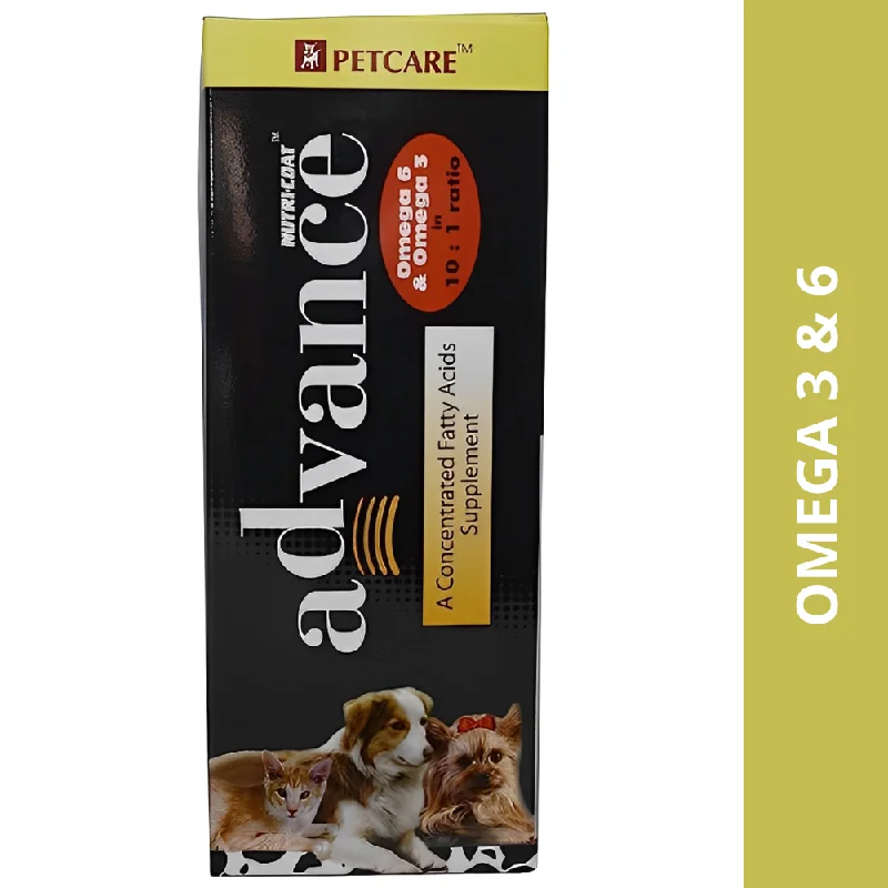 ---Petcare Nutricoat Advance Omega 3 + 6 Syrup for Dogs and Cats