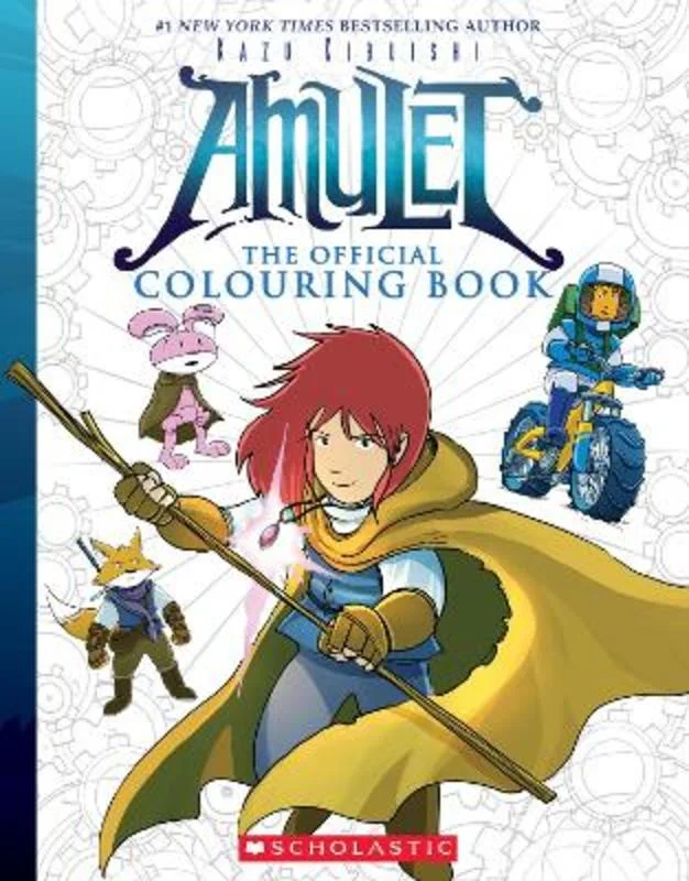 - Parrot climbing and standing wooden frameAmulet: The Official Colouring Book