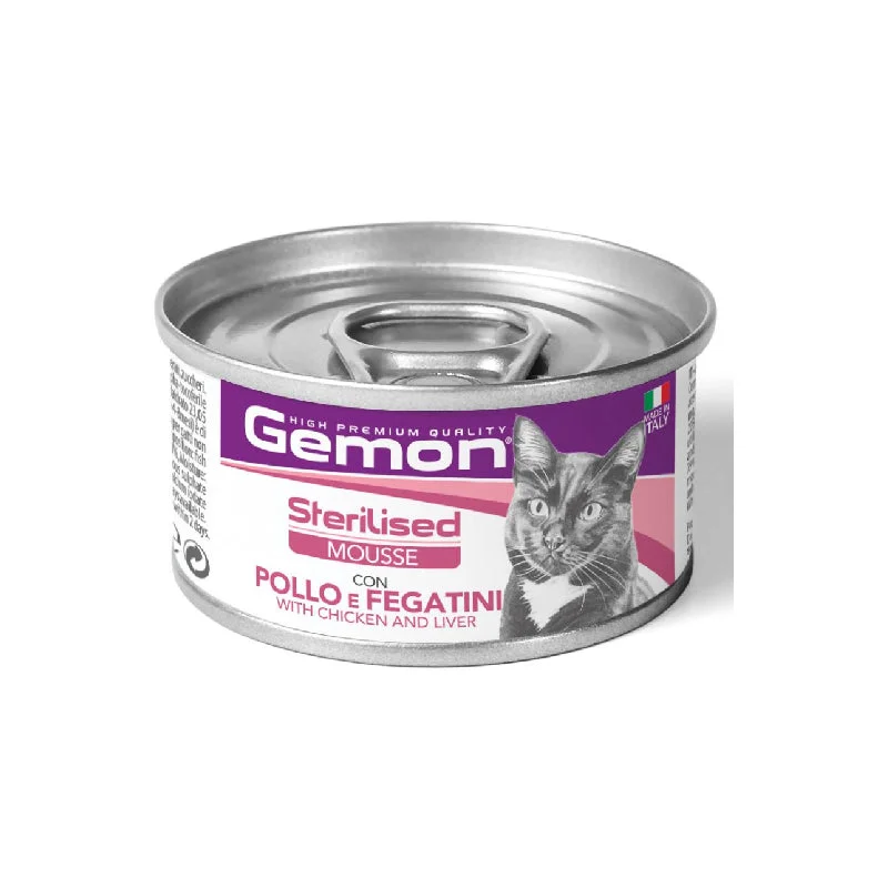 - Postoperative pet anti-licking Elizabethan collarGemon Mousse Sterilised Chicken 85 Gr - Postoperative pet anti-licking Elizabethan collarGemon Mousse Sterilised Chicken 85 Gr