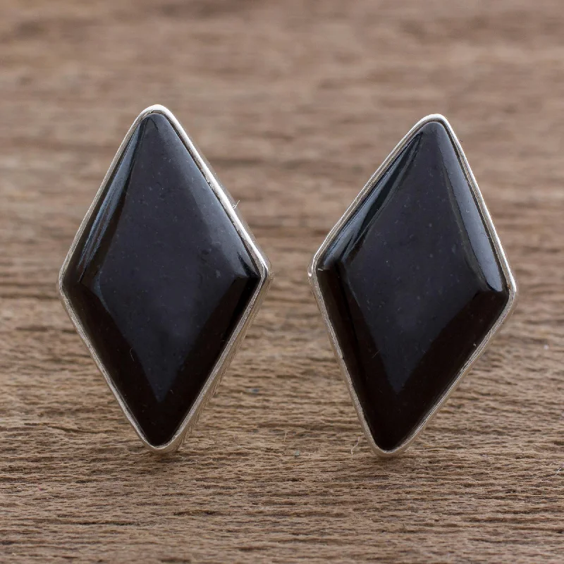 - Pet monitor with cameraMidnight Maya Diamond Modern Guatemalan Black Jade Post Earrings - Pet monitor with cameraMidnight Maya Diamond Modern Guatemalan Black Jade Post Earrings
