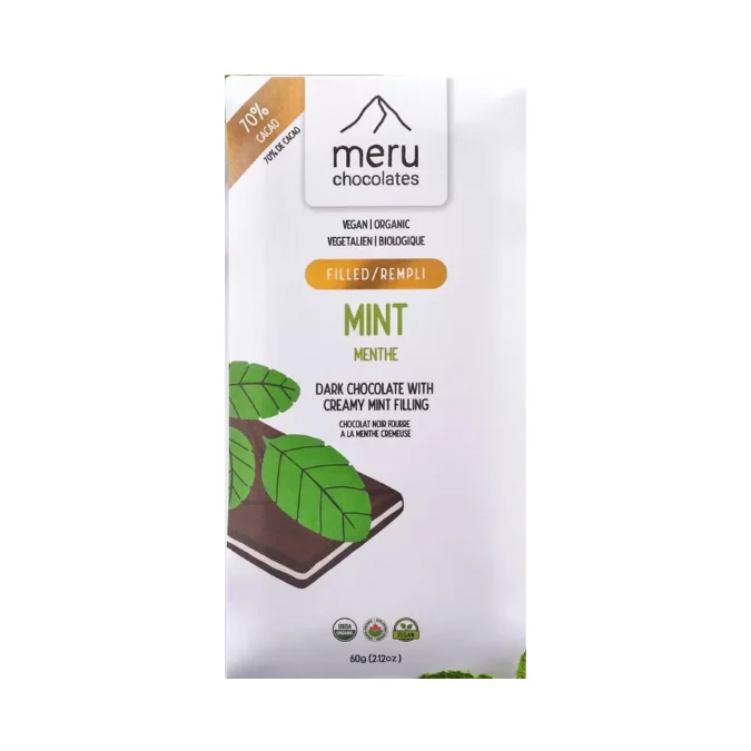 - Winter dog thick down jacketCLEARANCE - Meru Chocolates Mint Filled Chocolate Bar - 60g