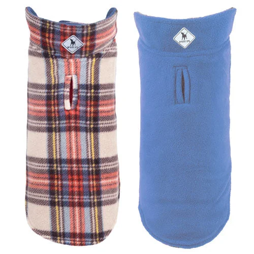 - Natural latex pet mattressFargo Fleece Worthy Dog Tan Plaid Jacket