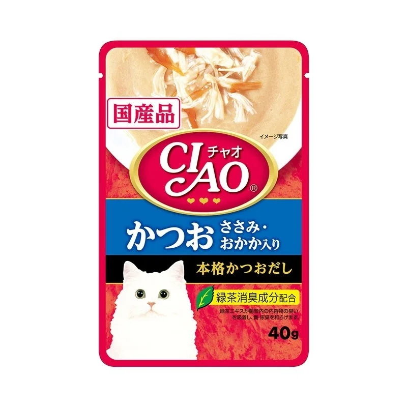 - Weight management cat food Ciao Creamy Soup Pouch Tuna & Chicken Fillet With Dried Bonito Pouch Cat Food - Weight management cat food Ciao Creamy Soup Pouch Tuna & Chicken Fillet With Dried Bonito Pouch Cat Food