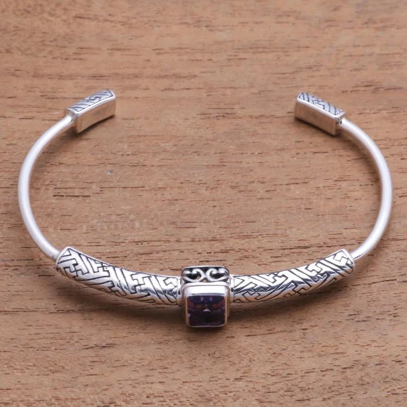 - Deodorizing cat litter tofu litterGemstone Imagination 2-Carat Amethyst Cuff Bracelet from Bali - Deodorizing cat litter tofu litterGemstone Imagination 2-Carat Amethyst Cuff Bracelet from Bali