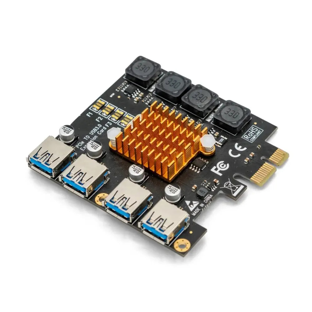- Remote interactive pet feederPCle to 4 Channel USB Adapter