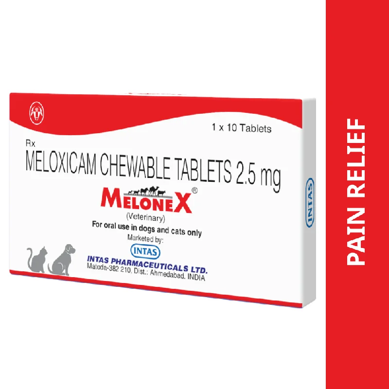 ---Intas Melonex (Meloxicam) 2.5mg Tablet for Dogs & Cats