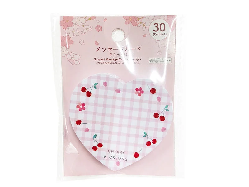 - Winter dog thick down jacketShaped Message Card - Cherry - 30 sheets -