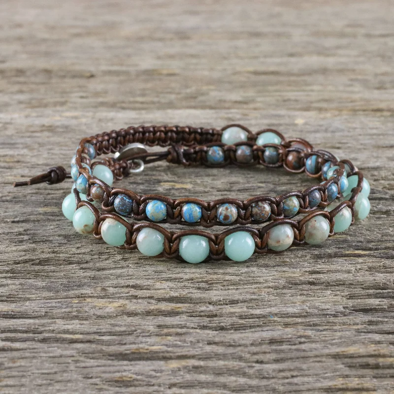 - Pet monitor with cameraOceanic Wanderer Handmade Unisex Beaded Macrame Wrap Bracelet from Thailand - Pet monitor with cameraOceanic Wanderer Handmade Unisex Beaded Macrame Wrap Bracelet from Thailand