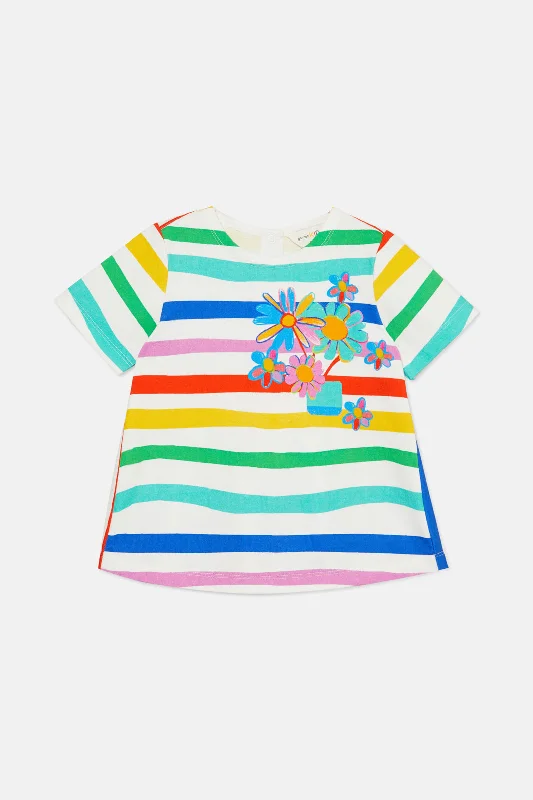 - Teething and chewing toys for puppiesStripe Flower Kids Top