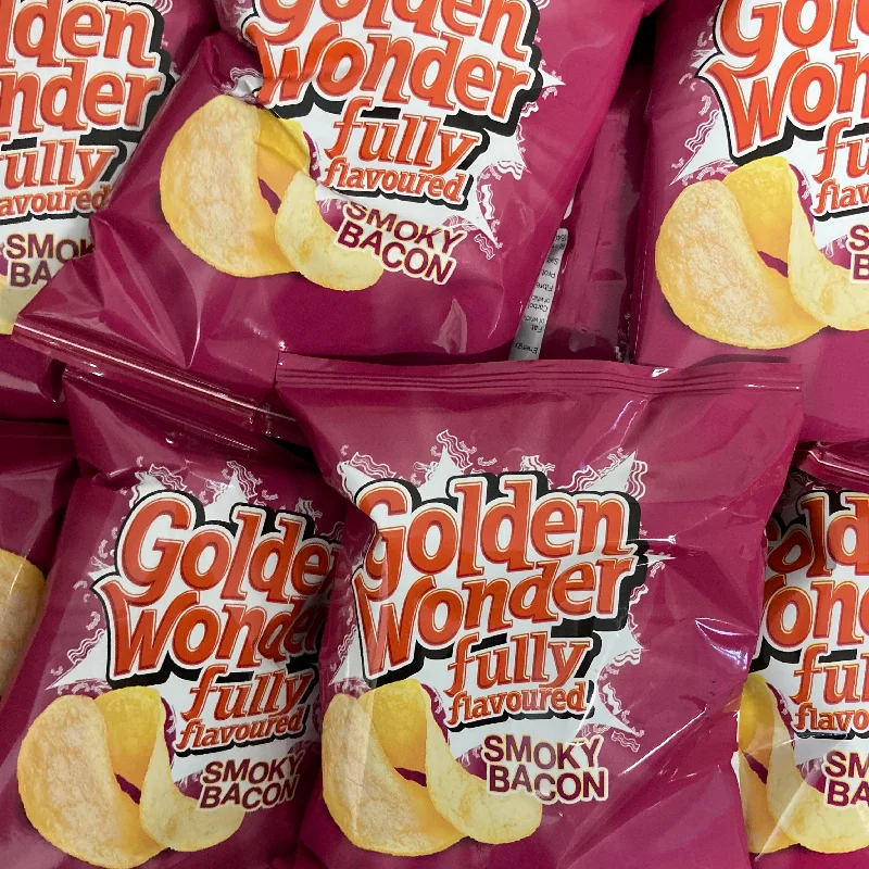 - Winter warm clothes for short-haired dogs12x Golden Wonder Smoky Bacon Crisps Bags (12x32.5g)