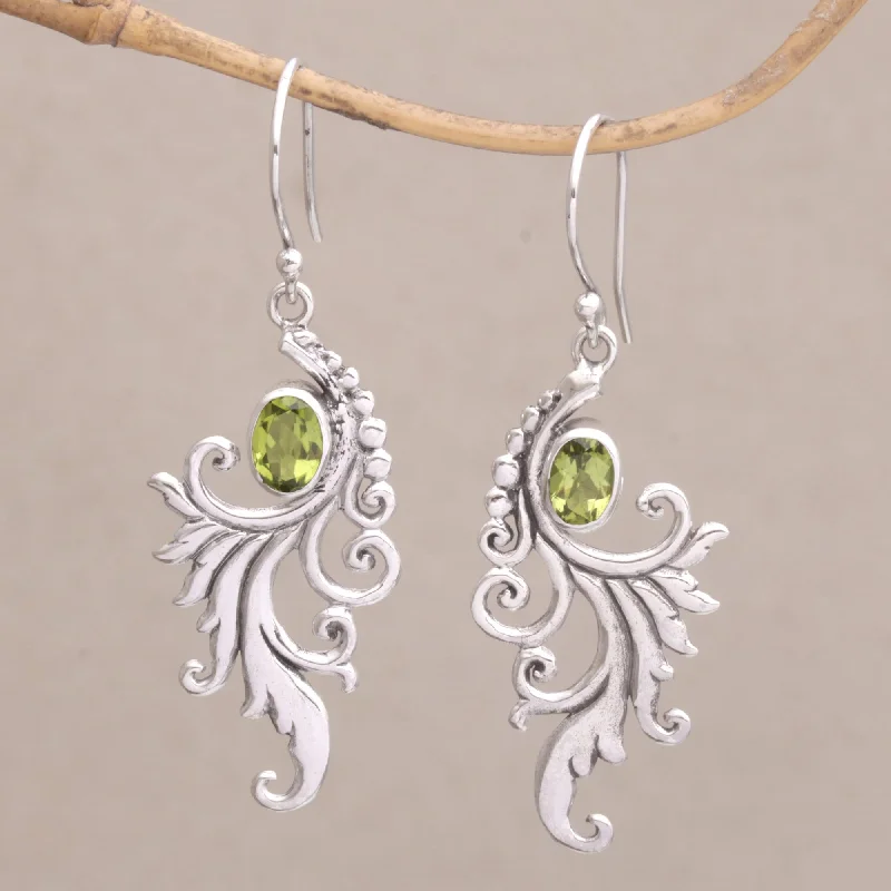 - Custom pet birthday cakeBy the Wind Peridot and Sterling Silver Dangle Earrings from Bali