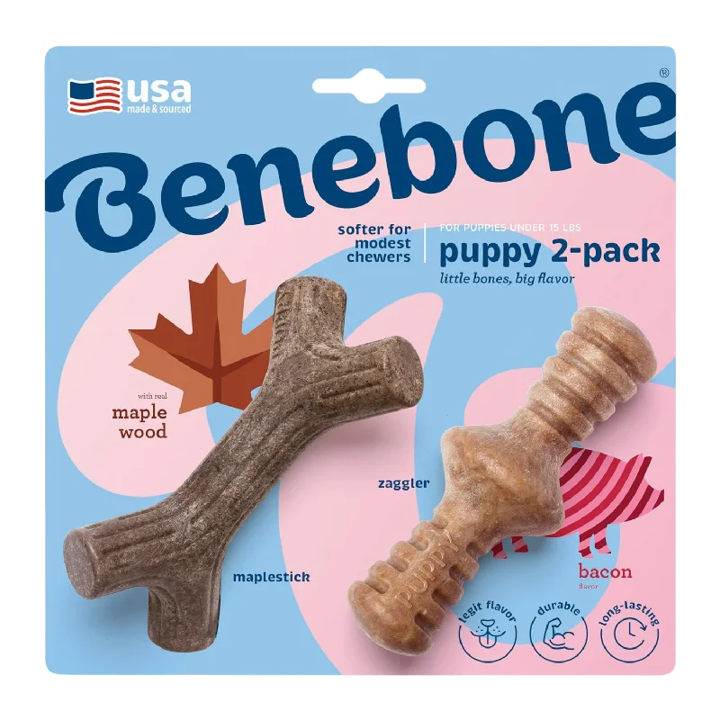 - Cat hair ball removal and hair removal creamDurable Dog Chewing Toy, Puppy 2-Pack, Maplestick & Zaggler Bacon Flavor
