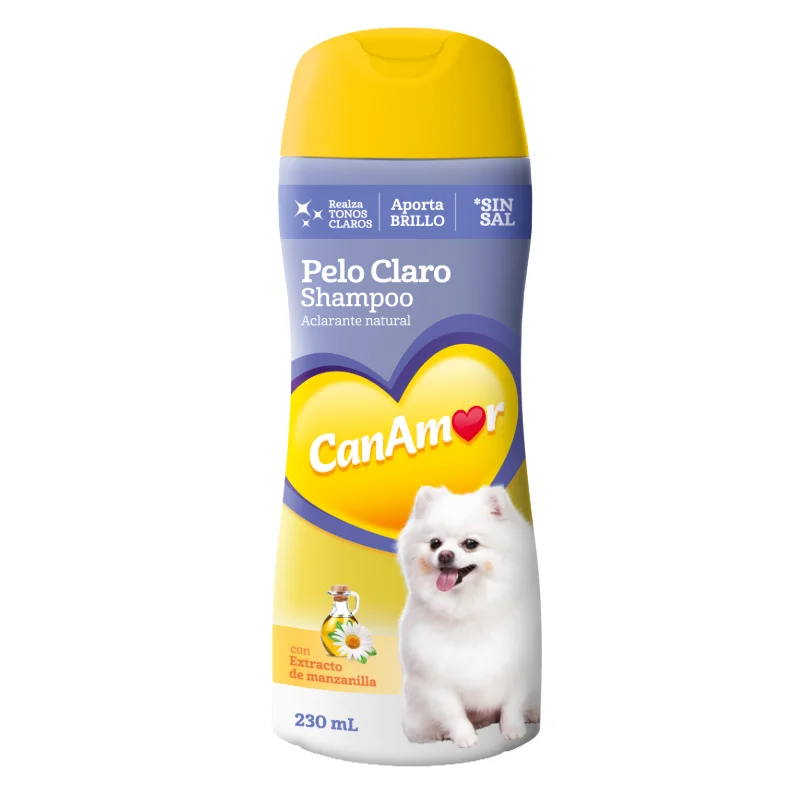 - Cat nail clippers with LED lightsShampoo Canamor Pelo Claro x 230Ml