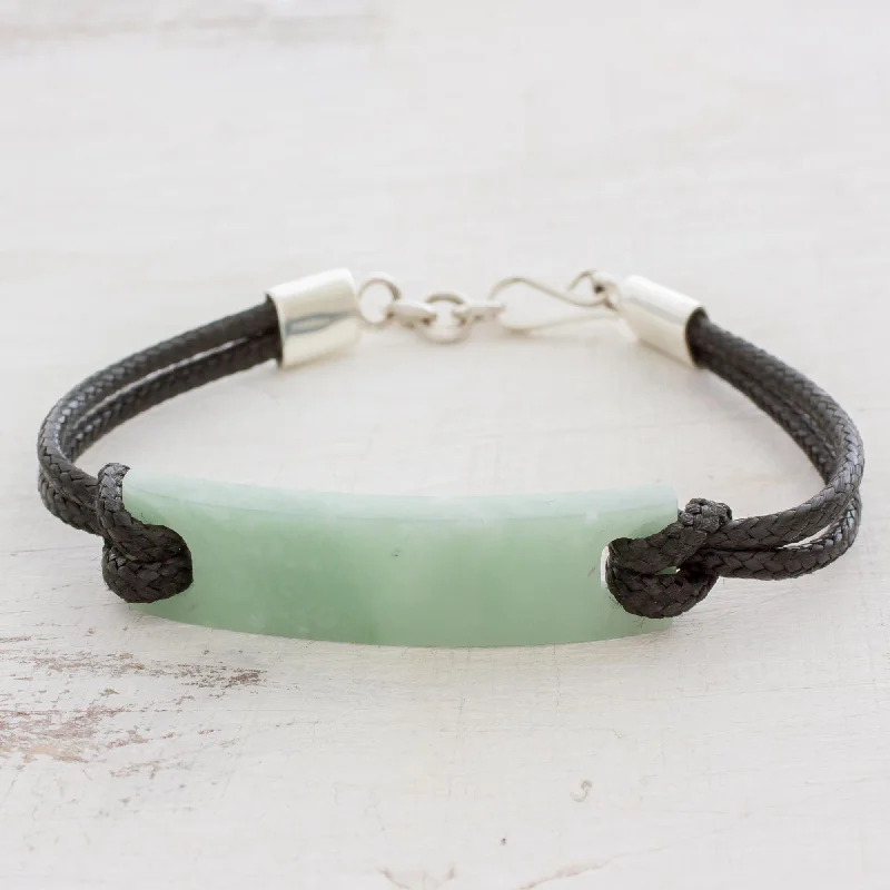 -Non-contact cat thermometerMonolith in Light Green Simple Jade Pendant Bracelet in Light Green from Guatemala -Non-contact cat thermometerMonolith in Light Green Simple Jade Pendant Bracelet in Light Green from Guatemala