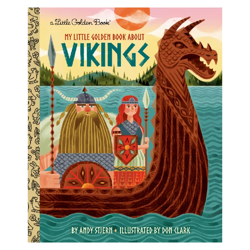 ---Little Golden Book - About Vikings