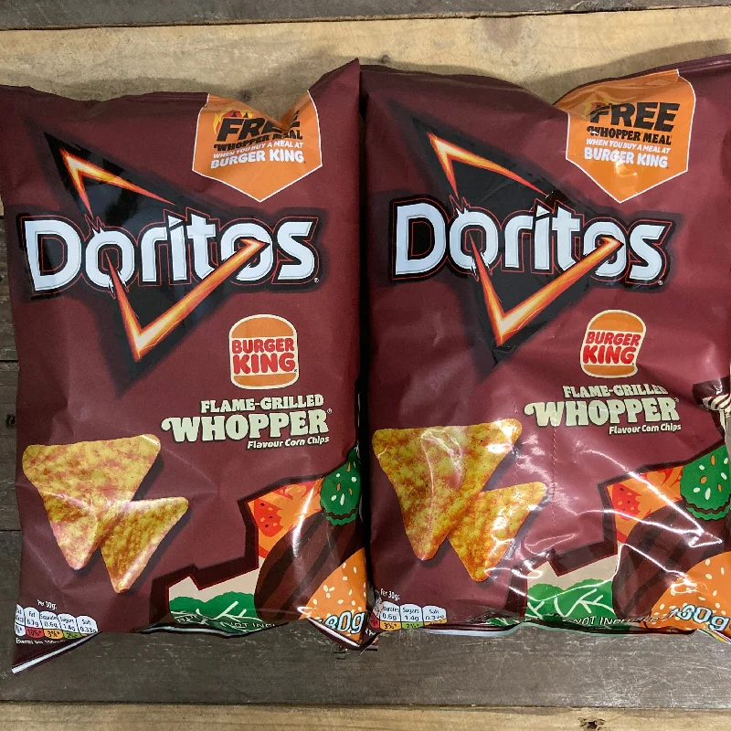 - Degradable pet feces bag3x Doritos Burger King Flame Grilled Whopper Tortilla Chips Big Share Bags (3x180g)