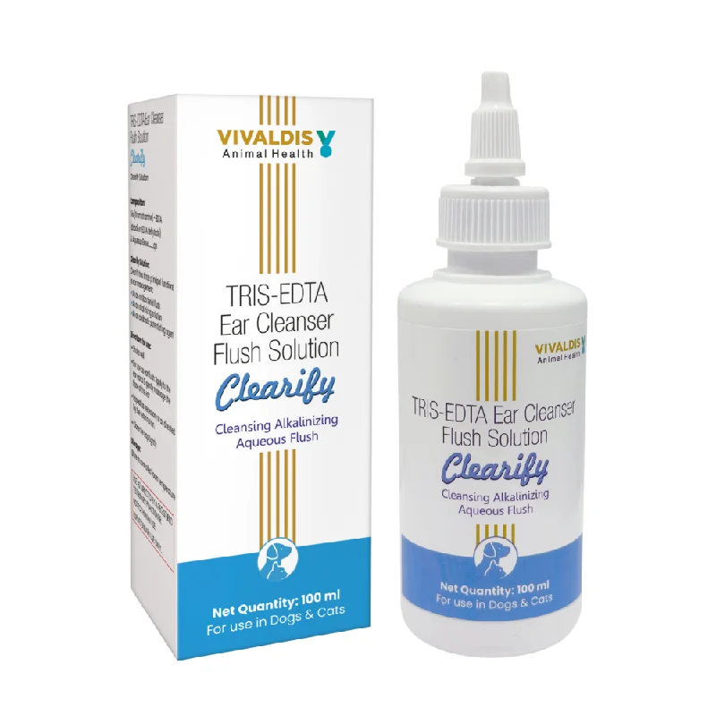 - Smart cat litter box with automatic cleaningVivaldis Clearify Ear Cleanser (Tris EDTA) for Dogs & Cats (100ml) - Smart cat litter box with automatic cleaningVivaldis Clearify Ear Cleanser (Tris EDTA) for Dogs & Cats (100ml)