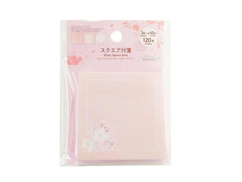 ---Sticky Square Note - Cherry Blossom - 120 sheets -