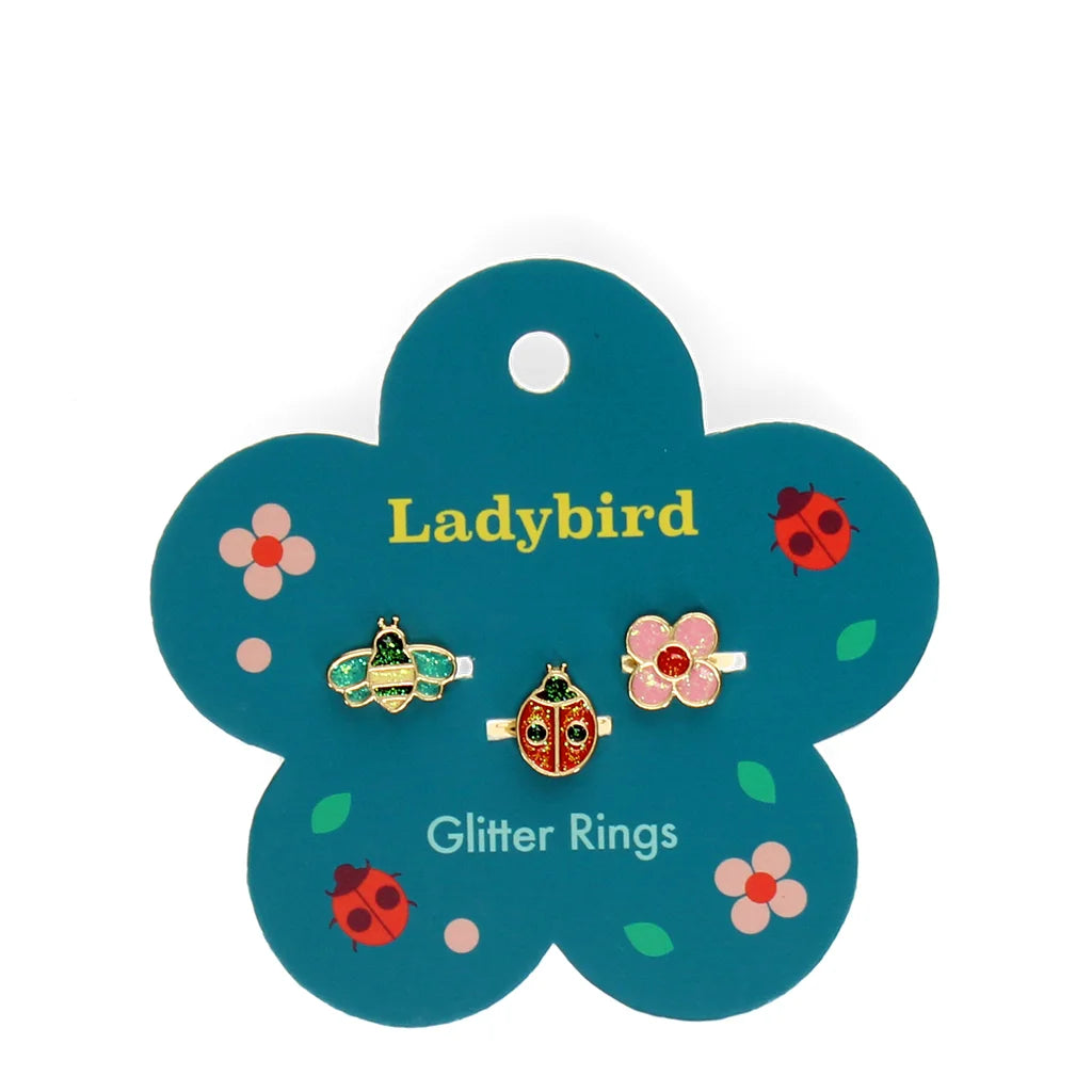 ---Ladybird - Glitter Rings