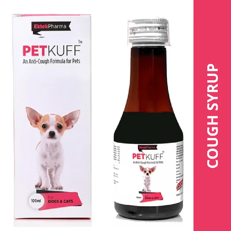 - Postoperative pet anti-licking Elizabethan collarEk Tek Pet Kuff Cough Syrup (100ml)