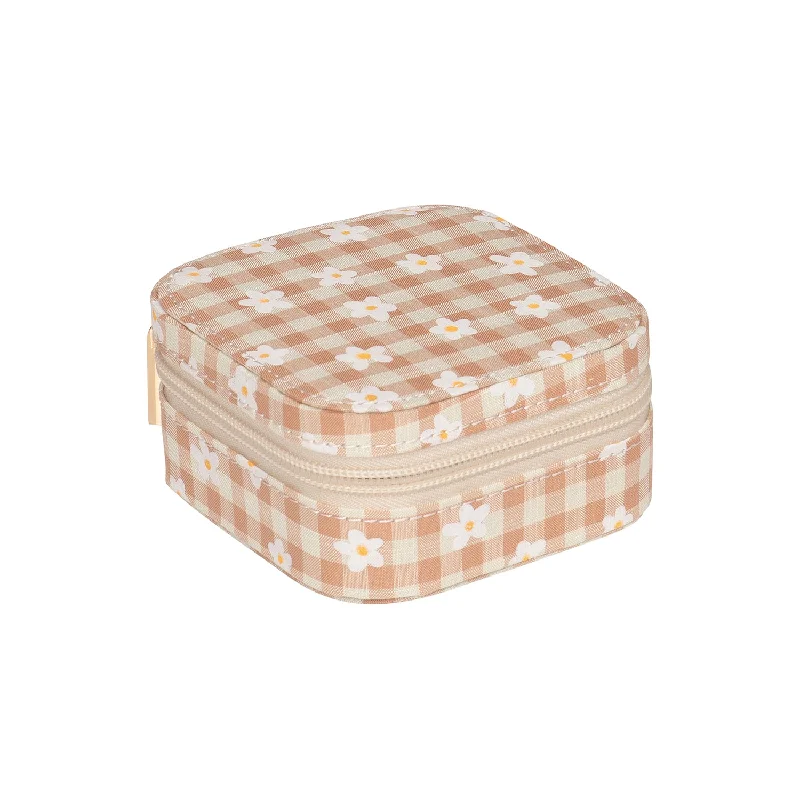 - ​​Pet toys under    yuanDaisy Gingham Square Jewellery Box