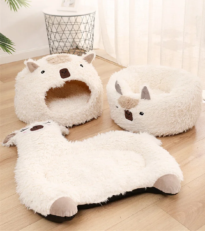 - Elderly dog ​​joint care mattressCute Alpaca Pet Bed, Nest and Cave