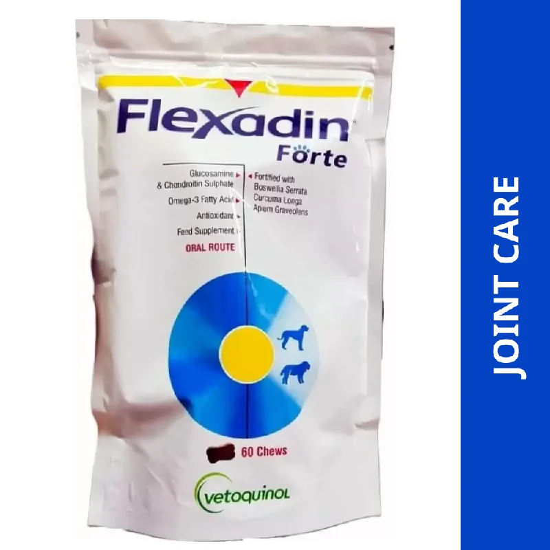 - Pet stroller can be taken on the planeVetoquinol Flexadin Forte Joint Support tablet for Dogs (pack of 60 chews)