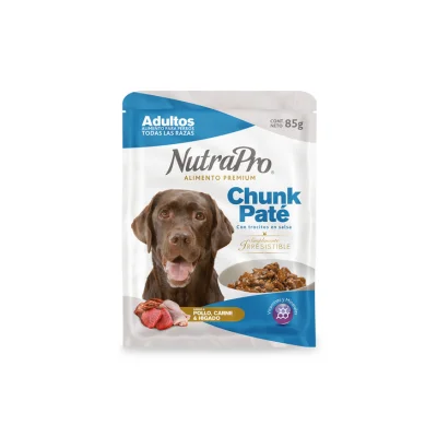 - ​​Christmas pet Christmas clothingNutraPro Chunk Paté Adulto Pollo 85g
