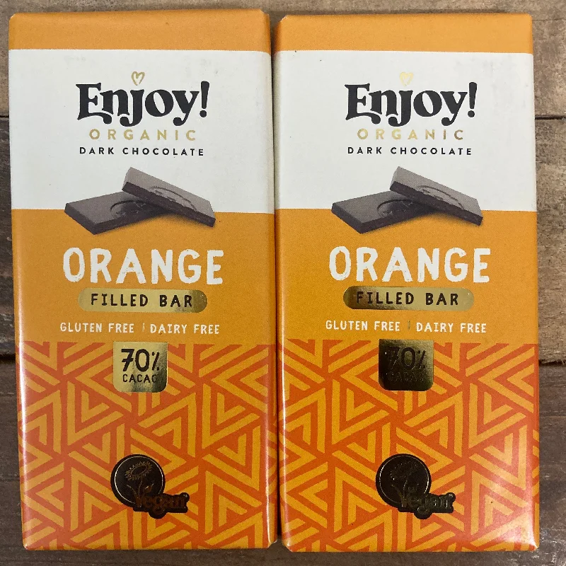 - Winter dog thick down jacket2x Enjoy Orange Caramel Filled Chocolate Bars (2x70g)