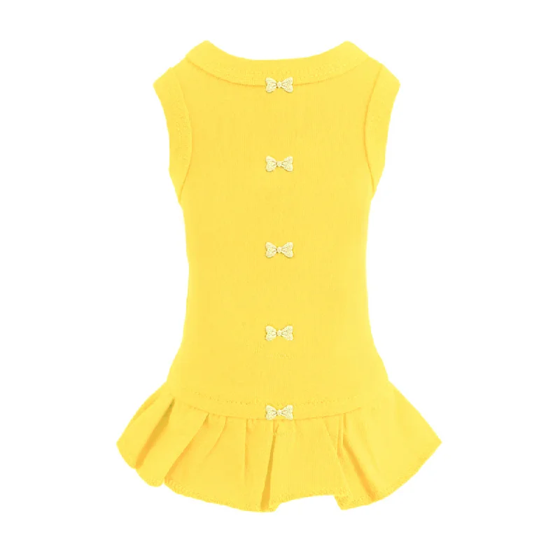 Pet birthday party clothesCandy Dog Dress Collection: Yellow