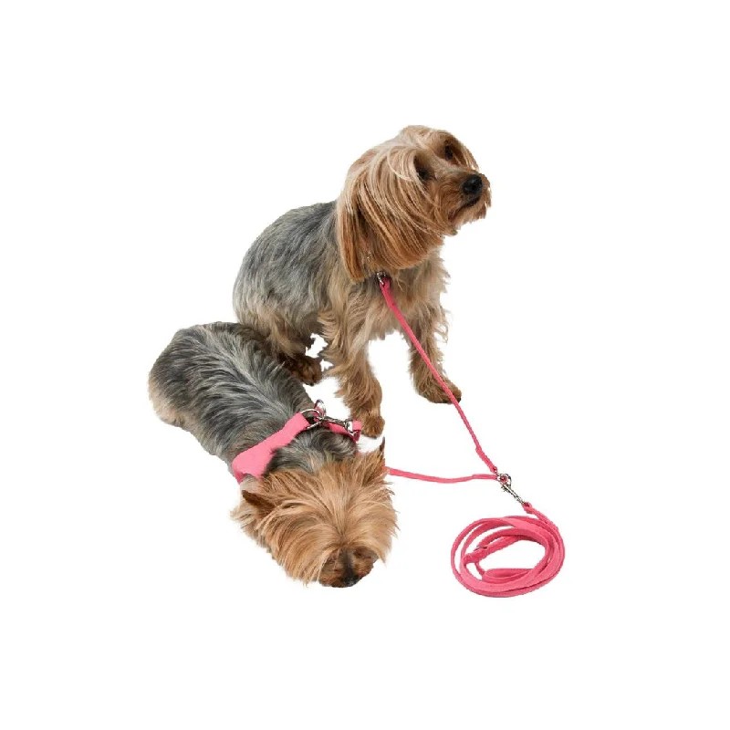  . **Pet clothes are thickened in winter**Ultrasuede Dog Leash Bubblegum