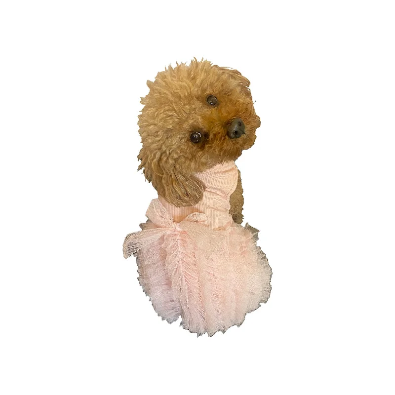 Classification by season or weather:Birthday Buttercream Tutu Dog Dress Pink