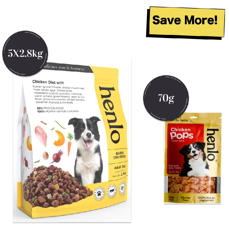 - Hamster silent running wheel to prevent chewingHenlo Chicken & Vegetable Baked Dry Food and Chicken Pops Treats for Dogs Combo