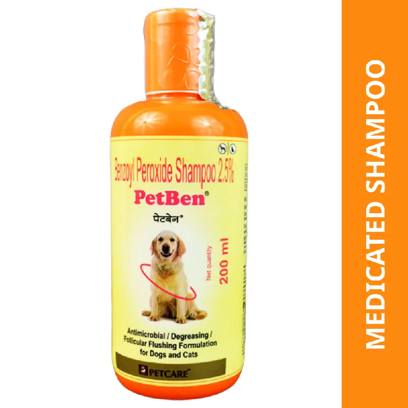 - Summer pet ice matPetcare Petben (Benzoyl peroxide) Shampoo for Dogs & Cats (200ml)