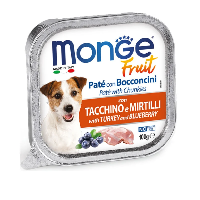 - Car dog seat beltMonge Dog Fruit Turkey 7 Blue x 100 Gr