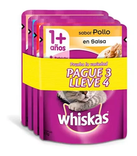- Cat hair ball removal and hair removal creamWhiskas Pague 3 Lleve 4 Variedad De Sobres - Cat hair ball removal and hair removal creamWhiskas Pague 3 Lleve 4 Variedad De Sobres