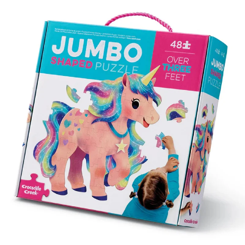 - Rabbit grass rack to prevent waste food boxCrocodile Creek Jigsaw | 48pc JUMBO Puzzle | Unicorn - Rabbit grass rack to prevent waste food boxCrocodile Creek Jigsaw | 48pc JUMBO Puzzle | Unicorn