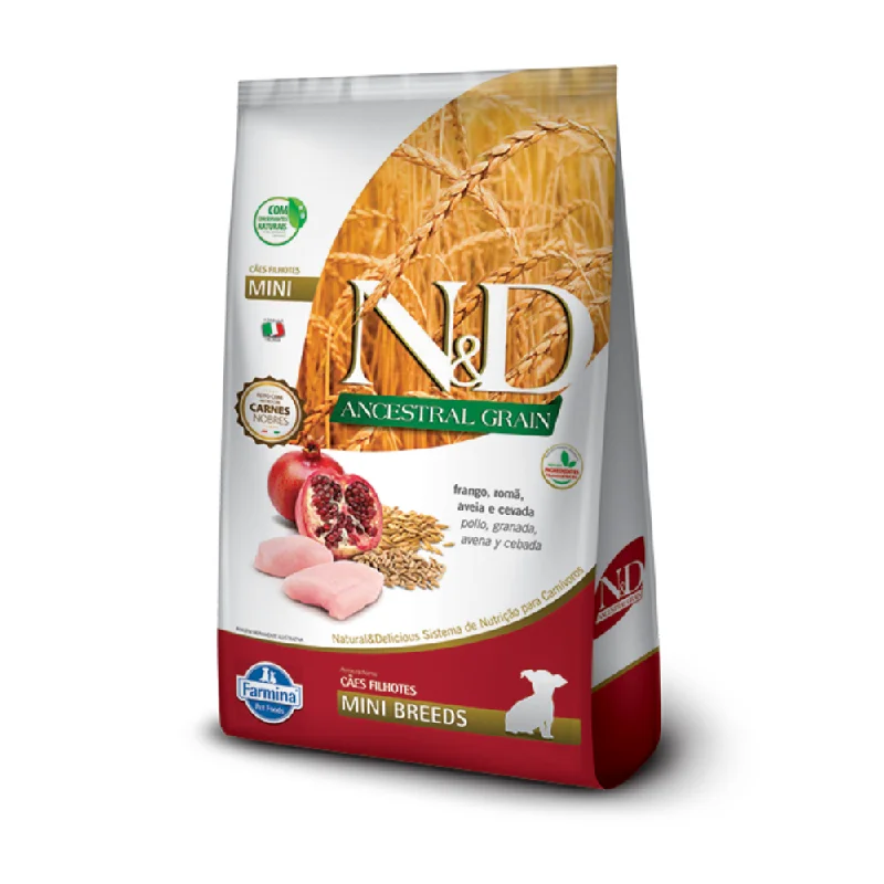 ---N&D Ancest Can Frango Poppy Mini x 2.5Kg