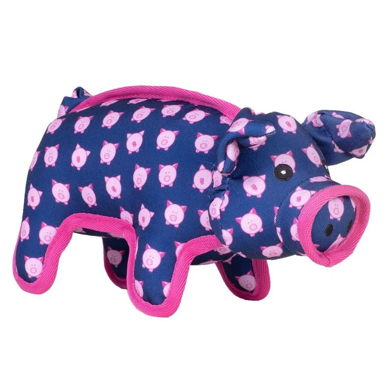 - Natural rubber pet toysWilbur Pig Tough Animal Dog Toy