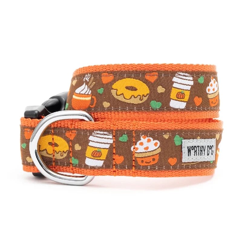  . **Dog paw cream is winter**Pumpkin Spice Dog Collar