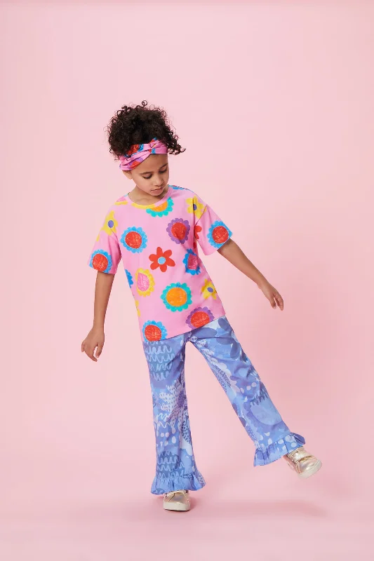 - ​​Christmas pet Christmas clothingDaisy Frill Kids Pant