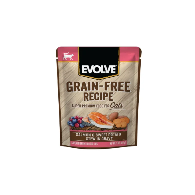 - Rabbit grass rack to prevent waste food boxEvolve Cat Salmon Grain Free Pouch 85Gr - Rabbit grass rack to prevent waste food boxEvolve Cat Salmon Grain Free Pouch 85Gr