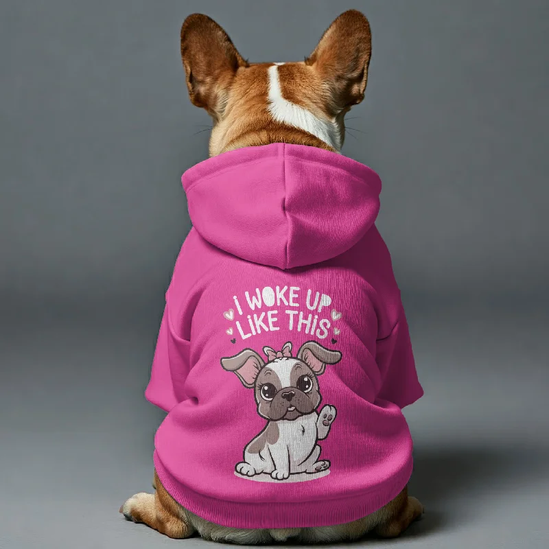 - Automatic induction pet water dispenserI woke up like this - Personalized French Bulldog Hoodies with Funny Quotes – Stylish, Cozy, and Premium 100% Cotton - Automatic induction pet water dispenserI woke up like this - Personalized French Bulldog Hoodies with Funny Quotes – Stylish, Cozy, and Premium 100% Cotton