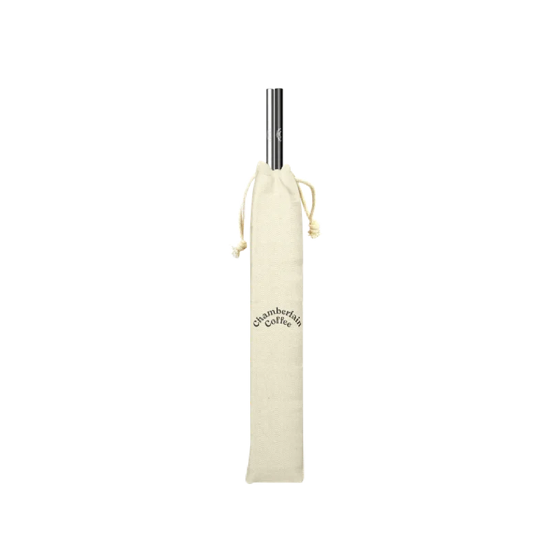 black stainless steel straws