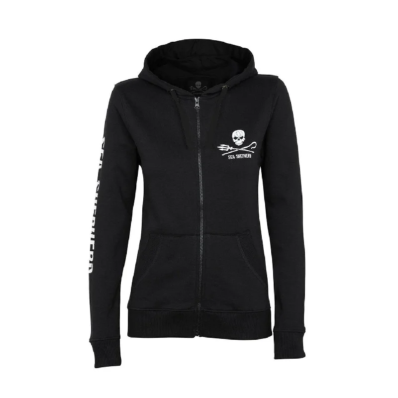 - Pet monitor with cameraCLEARANCE - Sea Shepherd Women's Jolly Roger Zip Hoodie - Black